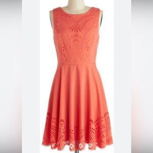 Ya Los Angeles medium coral dress